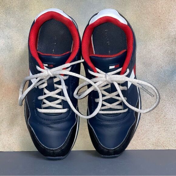 Tommy Hilfiger Jax Jogger 3.0 Navy Blue Kids Sneakers Size 2 - Picture 13 of 16